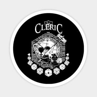 RPG Class Series: Cleric - White Version Magnet